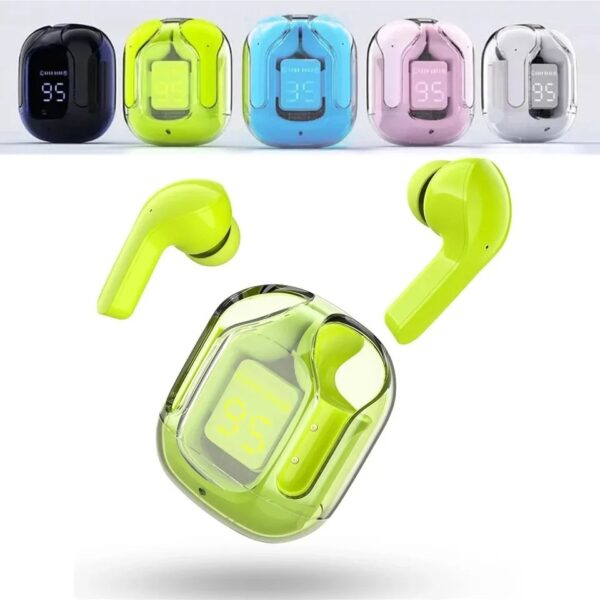 AIR 31 Airpods Touch Sports Airpods Waterproof V5.3 Acefast Crystal True Wireless Earbuds Wireless Bluetooth Earphone Fingerprint Touch Sensor Control Earbuds