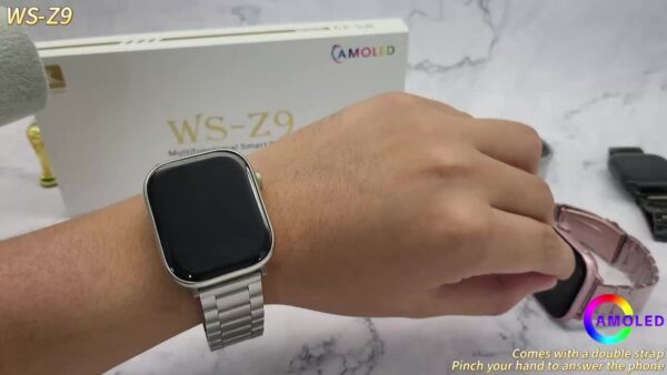 WS-Z9 Max Series 9 Smart Watch (Finger Tap Call Gesture) (Watch OS 10 Software) Amoled Display - Image 8