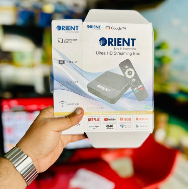 ORIENT TV BOX 8K Andriod TV BOX with Lifetime TV Free and Netflix Free