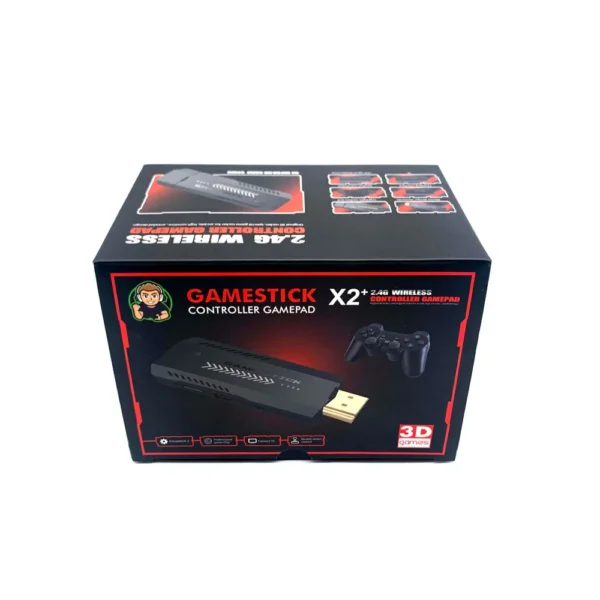 eMultan`s 90s Gamestick 4K 60fps with 40000 games Included 2 wireless Controllers - Image 3