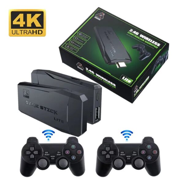 ORGINAL M8 HDMI Game Stick Lite Console 2.4G Wireless Controllers 4K Video Game Retro Box - eMultan.pk - Image 4
