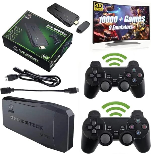 ORGINAL M8 HDMI Game Stick Lite Console 2.4G Wireless Controllers 4K Video Game Retro Box - eMultan.pk - Image 5