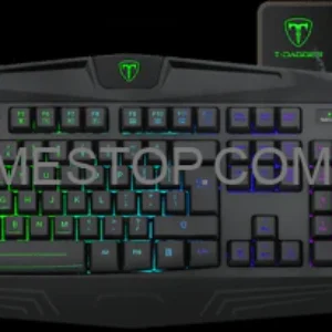 T-DAGGER T-TGS003 Mouse/ Keyboard/Mousepad/Headset 4 IN 1 Gaming Combo Set
