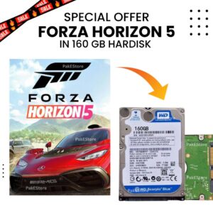 160GB Preloaded PC Games Hard Disk – Includes Forza Horizon 5 – Plug & Play Ready