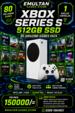 Xbox Series S 512GB SSD Pin Pack With Games – Ready To Play Console Bundle | EMULTAN Games Store