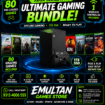 Xbox Series X 1TB SSD PIN Pack – Ultimate Gaming Bundle with Pre-Loaded Games | 4K Next Gen Console | EMULTAN Games Store