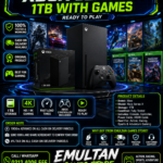 Xbox Series X 1TB with Games – 4K Next-Gen Gaming Console | EMULTAN Games Store