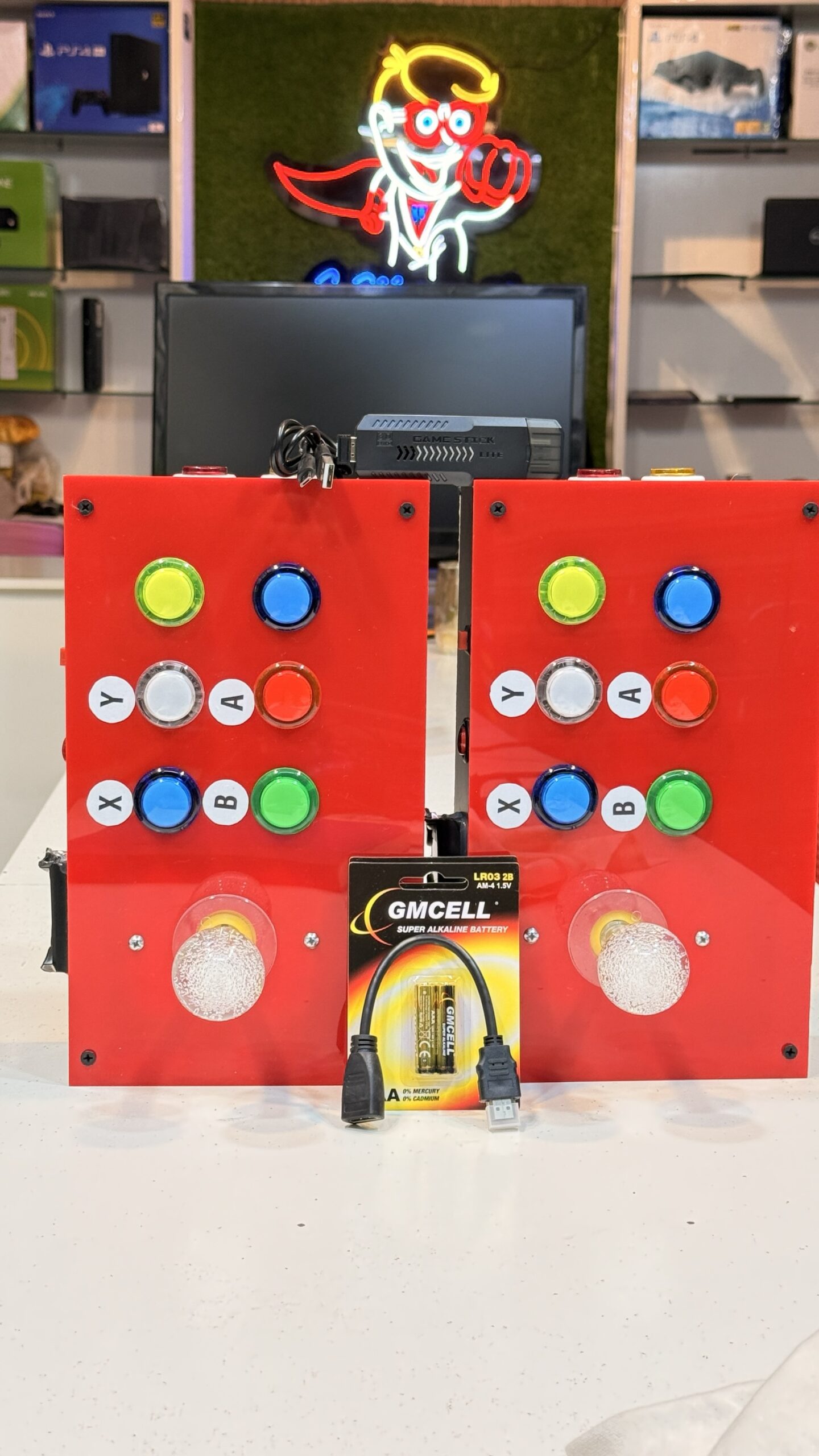 GameStick with 2 Wireless Controllers – Plug & Play Retro Gaming Console | EMULTAN Games Store - Image 3
