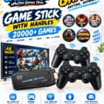 M8 Gamestick 4k with 20000 games and 2 wireless controllers